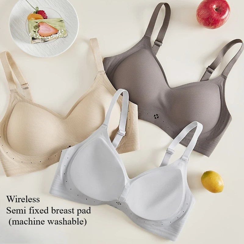 Seamless Jelly Bra – Wireless Push-Up, Comfortable Everyday Support