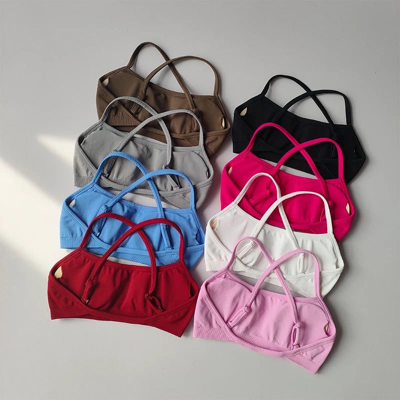 Seamless Sports Bra – Yoga & Running Crop Top