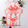 Neon Corset Lingerie Set