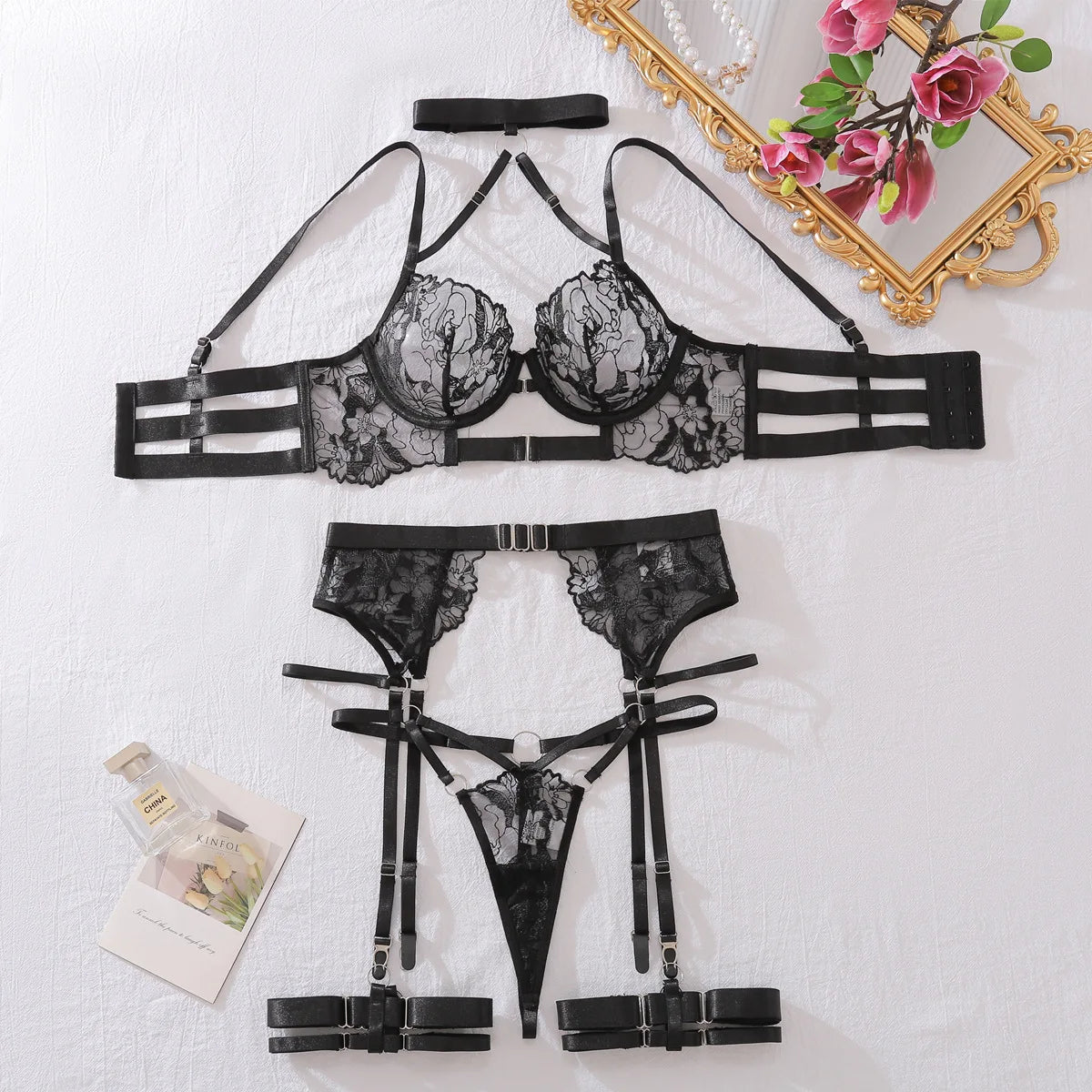 Lunara Sheer Push-Up Set