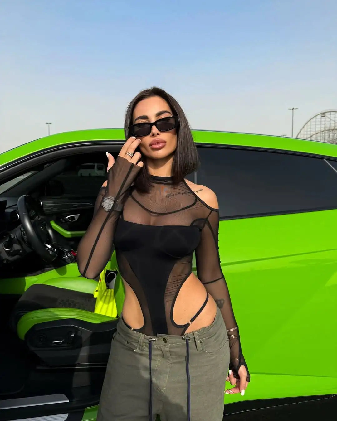 Sexy Off-Shoulder Bodysuit Lingerie
