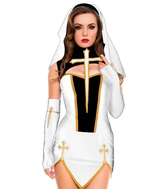 Women’s Sexy Nun Cosplay Costume