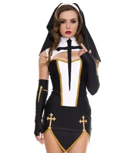 Women’s Sexy Nun Cosplay Costume