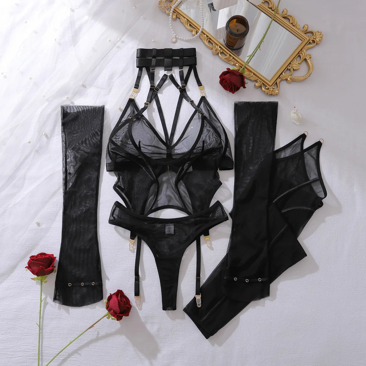 Sexy Bodysuit Lingerie Set
