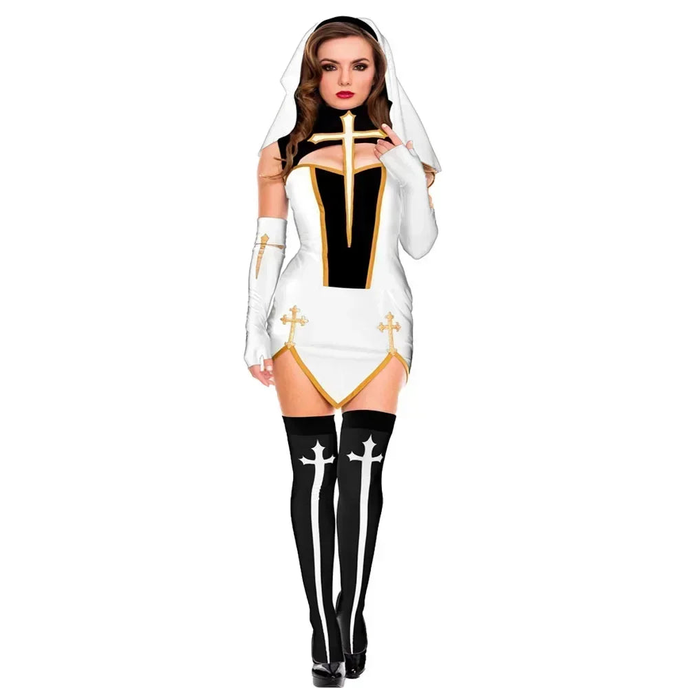 Women’s Sexy Nun Cosplay Costume