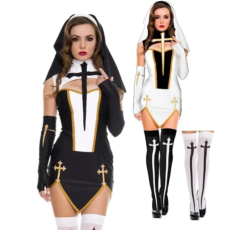 Women’s Sexy Nun Cosplay Costume