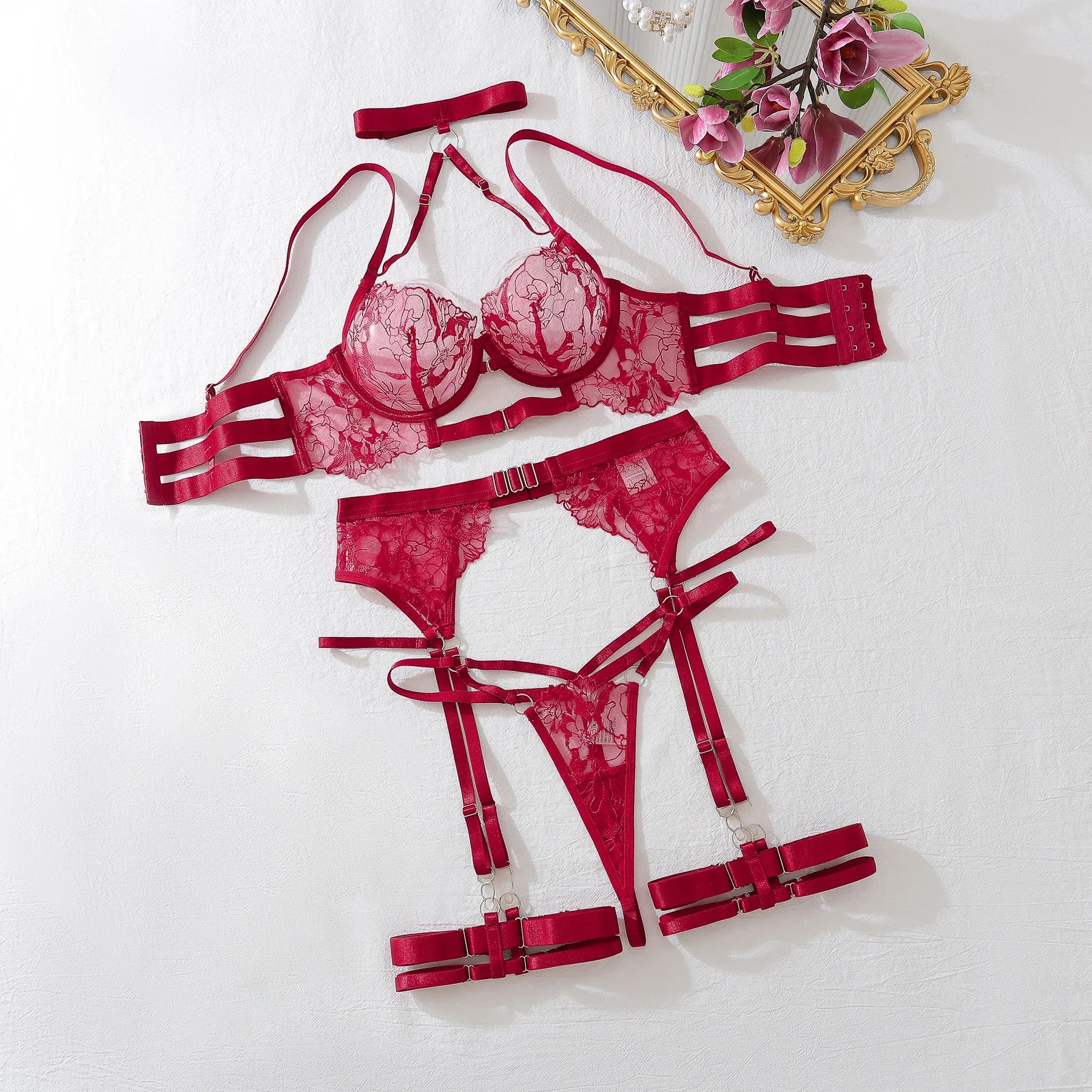 Lunara Sheer Push-Up Set