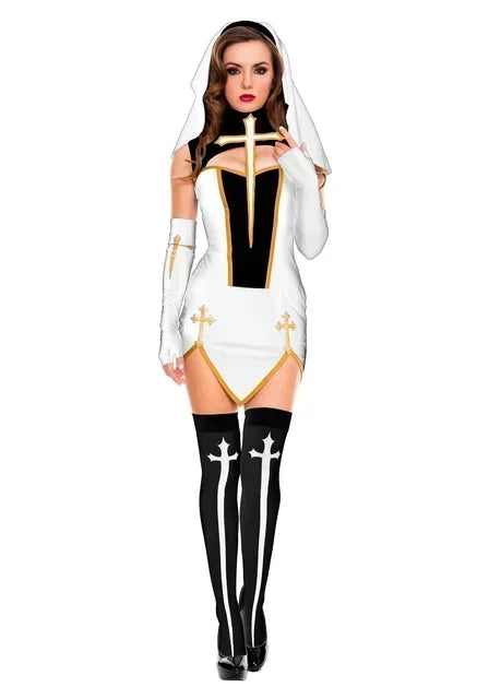 Women’s Sexy Nun Cosplay Costume